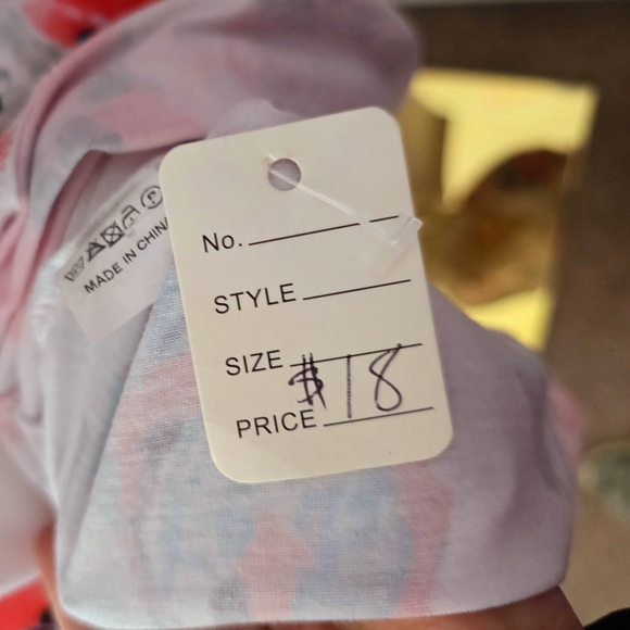 Boutique | Lg | Floral Mid-Length Flowy Dress Three Quarter Sleeves W/ Pockets - Picture 7 of 10